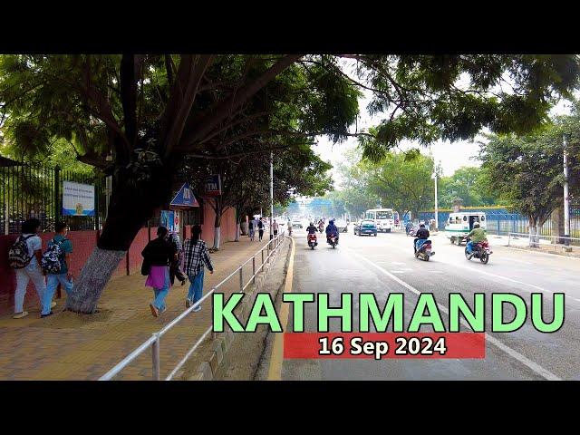  KATHMANDU Capital City Brand NEW FOOTPATHS After Mayor BALEN ACTION  September, 2024