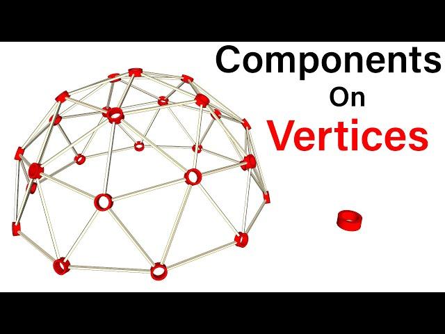 Random Tools New Feature - Place Component on Vertices in SketchUp - TutorialsUp
