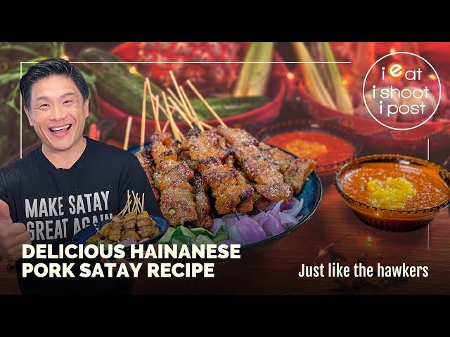 Make Hainanese Pork Satay like the hawkers - ieatishootipost