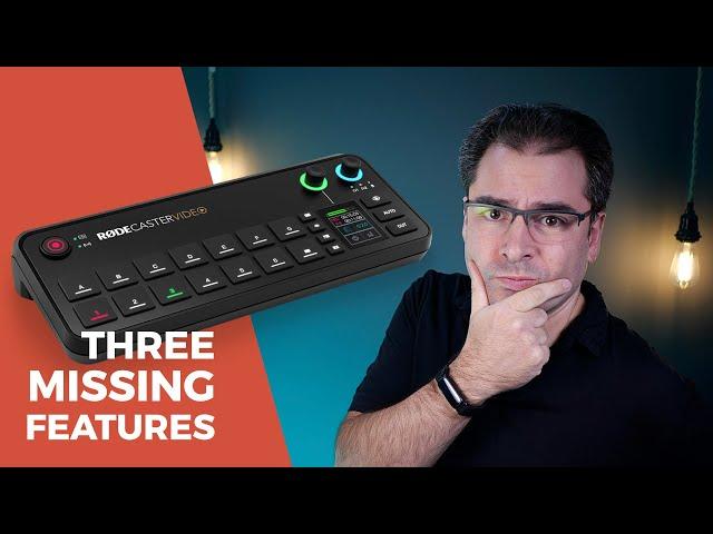 The three MISSING features of the RØDECaster Video