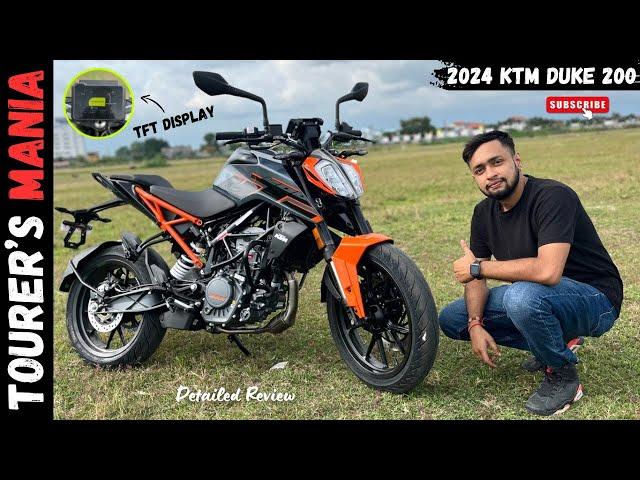 All New 2024 KTM Duke 200 TFT Display - Pocket Rocket  | KTM Duke 200 New Model | Tourer's Mania.