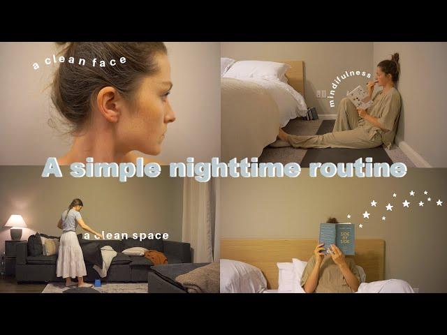 A Simple + Minimal Nighttime Routine