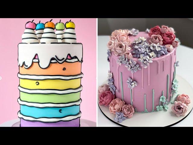 Top 200 Amazing Birthday Cake Decorating Idea | Oddly Satisfying Cake Decorating Compilation