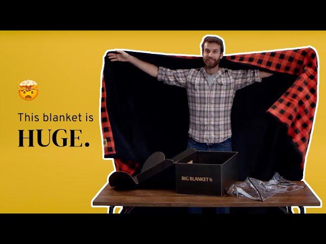 Big Blanket Co Unboxing - This 10 Foot by 10 Foot Blanket is HUGE