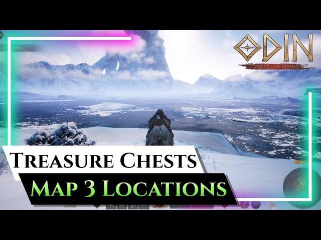 Map 3 Nidavellir Treasure Chest Locations! ( SUMMON SESSION!) - Odin: Valhalla Rising