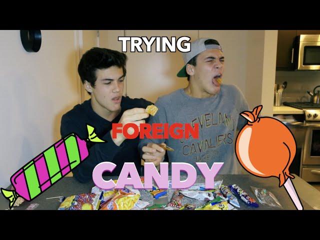 Trying Foreign Candy!! // Dolan Twins