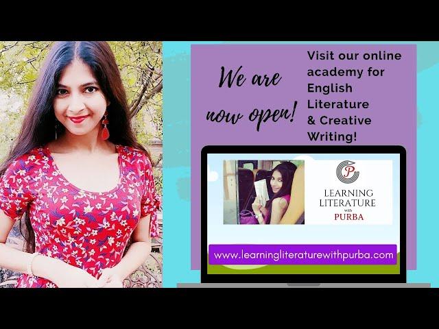 Learning Literature with Purba Online Academy| English Literature| Creative Writing | Online Courses