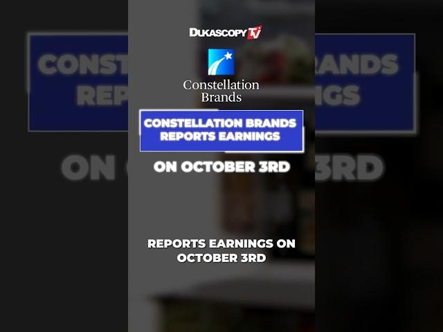 Constellation Brands reports earnings on October 3rd  #constellationbrands   #modelo  #coronabeer