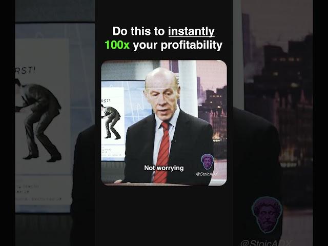 Do this to INSTANTLY 100x your profitability #motivation #inspiration #mindset #discipline #trading