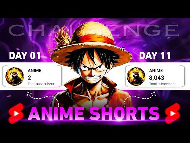 What happened 11 Days Uploaded Anime Shorts My Subscriber Channel (2024 Pro Strategy)