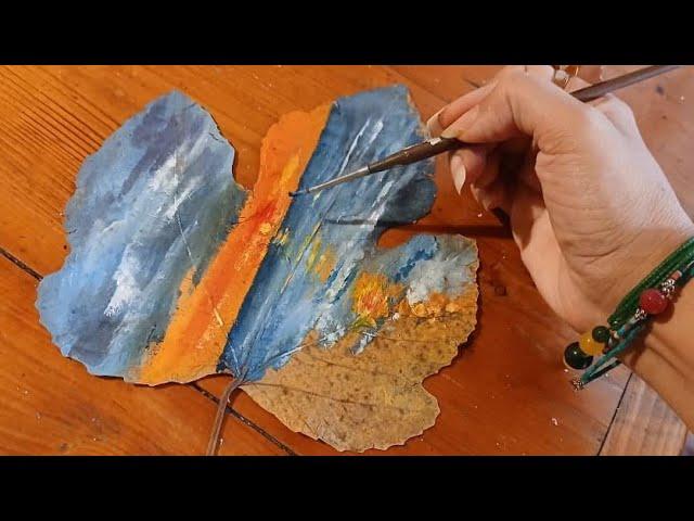 Amazing nature with acrylics