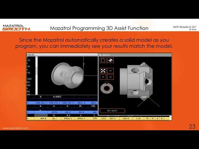 Addy Machinery - Mazak Mazatrol 3D Assist Programming