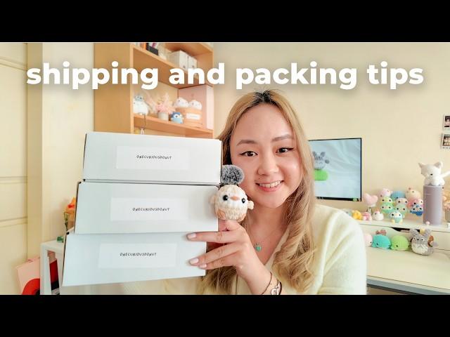 How I pack and ship orders | ways to save  Small business GUIDE  shipping + packaging 