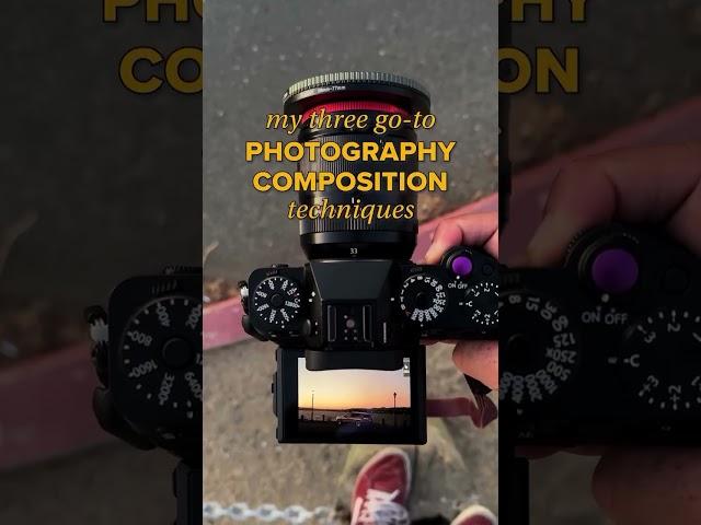 3 easy photography composition techniques