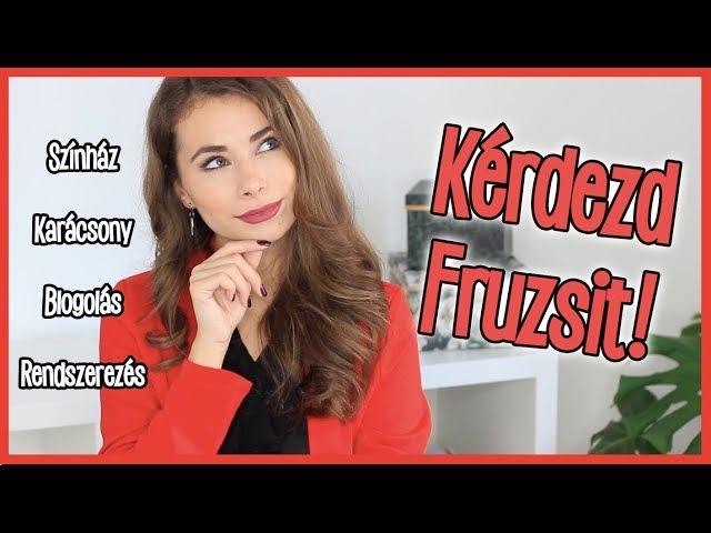 Kérdezd Fruzsit #14 - Blogger tanácsok | Viszkok Fruzsi