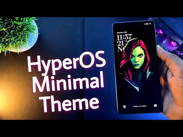 HyperOS Minimal Theme For Any Xiaomi Devices | New Anime System Ui | #hyperos