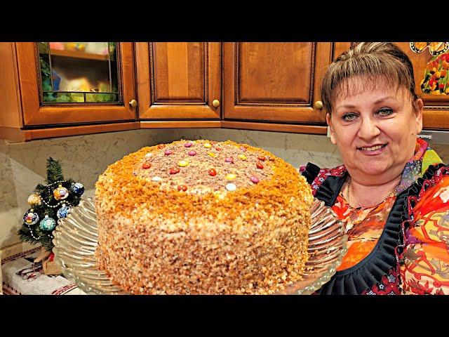 Самый быстрый Вкусный Торт на Новый Год 2025 и  Рождество! Просто воздушный!