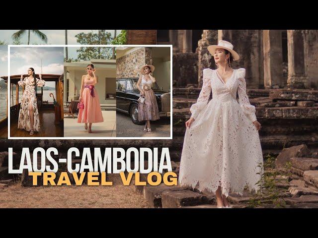 VISITING ANGKOR WAT THE JEWEL OF CAMBODIA & MEKONG RIVER CRUISE IN LAOS | JAMIE CHUA