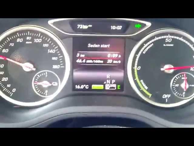 Mercedes Benz B Class Electric 0 to 100km