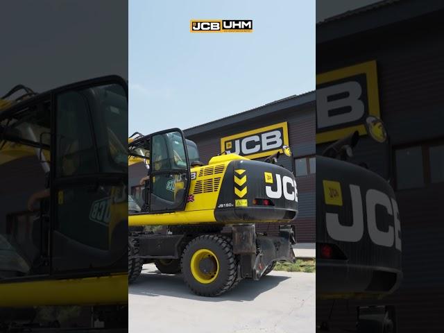 Колесный экскаватор JCB JS 160W! #construction #excavator  #jcb #js160w