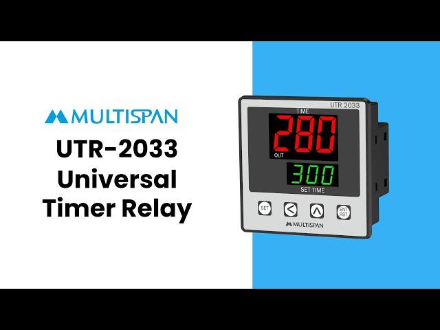 UTR-2033 Multispan Product Instruction Guide: Master Connectivity Like Never Before