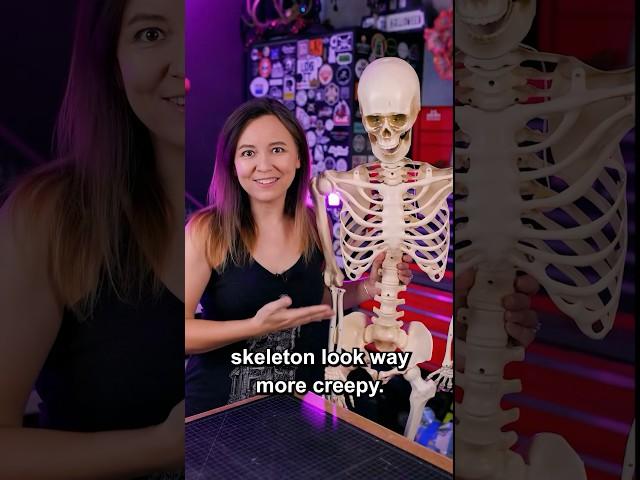 Make Halloween Store Skeletons Way Better!  #shorts