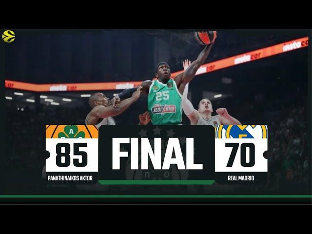 Panathinaikos - Real Madrid 85-70 | Euroleague R28 Highlights | 06.03.2025