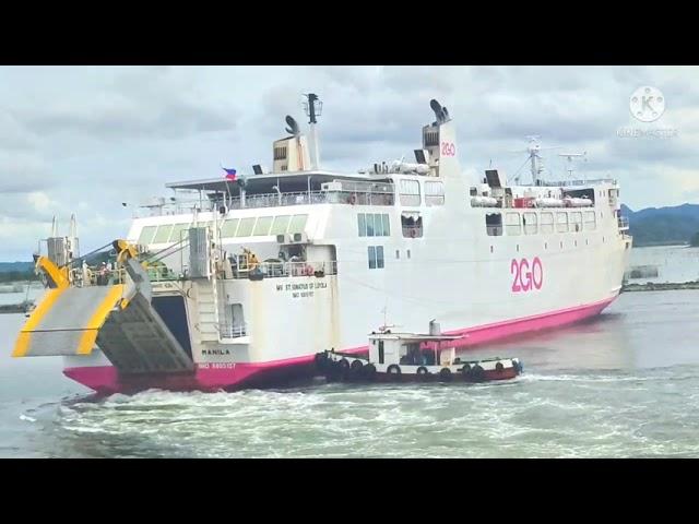 MV 2GO Docking Maneuver culasi port...