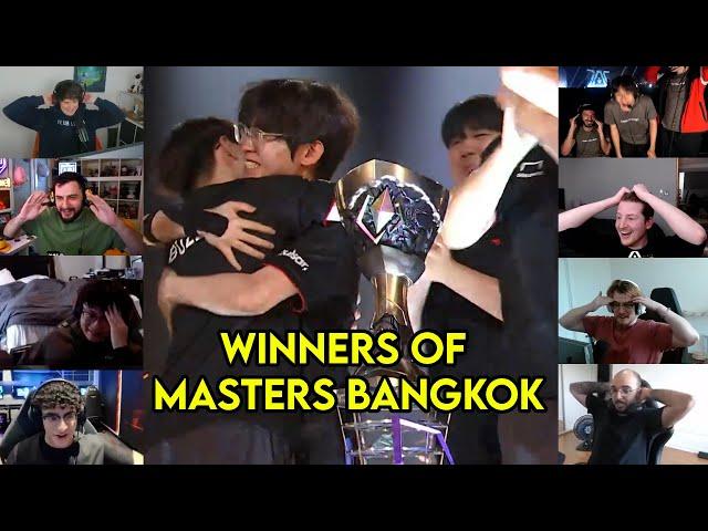 Valorant Pros/Streamers Reacts To T1 Winning MASTERS BANGKOK!!!