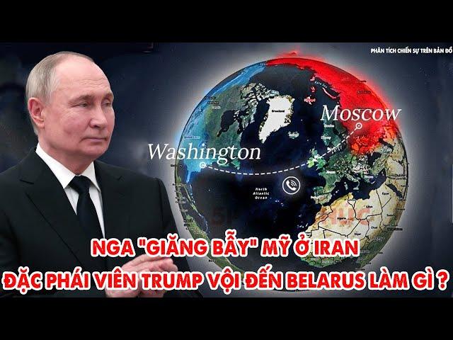 Nga "giăng bẫy" Mỹ ở Iran, đặc phái viên của Trump vội đến Belarus để làm gì ? - 5P Kiến Thức