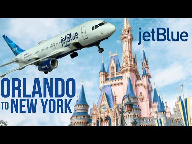 JetBlue to the Rescue! Winter Storm A320 Flight from Orlando to New York