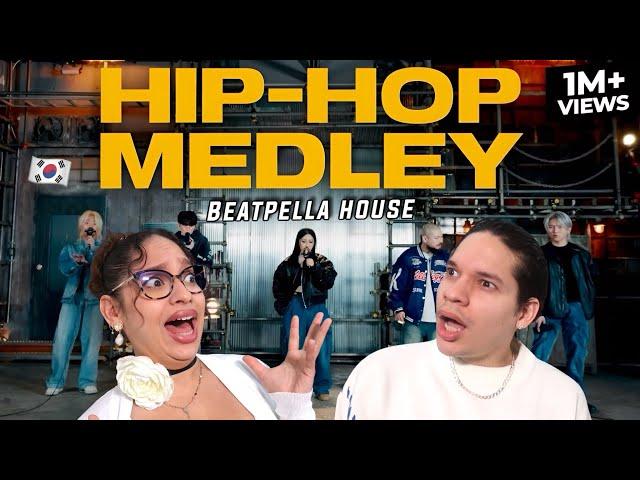 Waleska & Efra react to BEATPELLA HOUSE - HIPHOP MEDLEY (BEATBOX) FOR THE FIRST TIME!