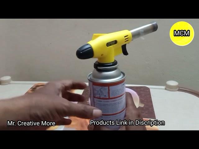 Portable Butane Gas Gun Torch  |  fire blow Gun review  | @MSRDigiTech  | #mrcreative