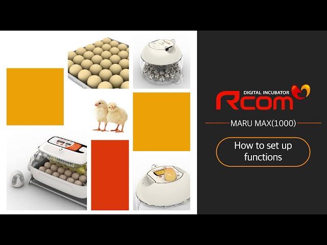 Rcom MARU DELUXE MAX incubator (Cradle type) : Video manual