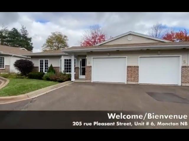 (SOLD) 205 PLEASANT, UNIT #6 IN MONCTON - WELL MAINTAINED ONE LEVEL CONDO WITH ATTACHED GARAGE!