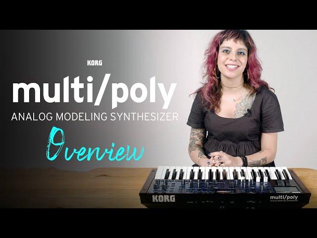 KORG multi/poly Synthesizer Overview