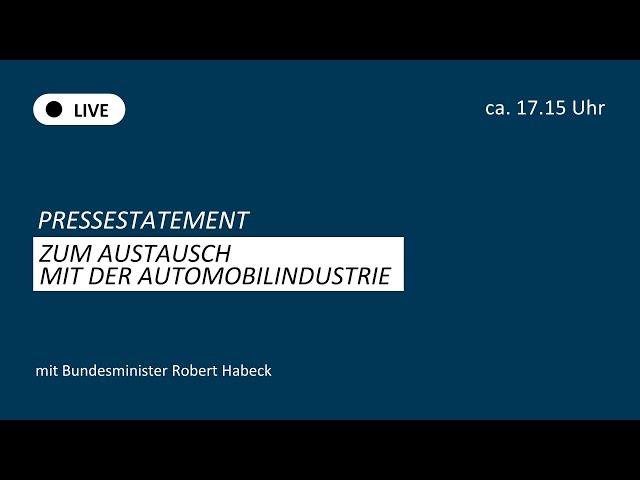 Pressestatement zum Austausch mit der Automobilindustrie