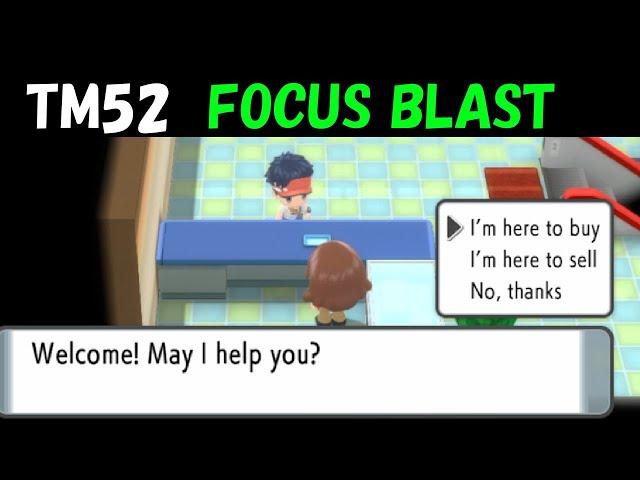 HOW TO GET TM52 Focus Blast in Pokemon Brilliant Diamond and Shining Pearl