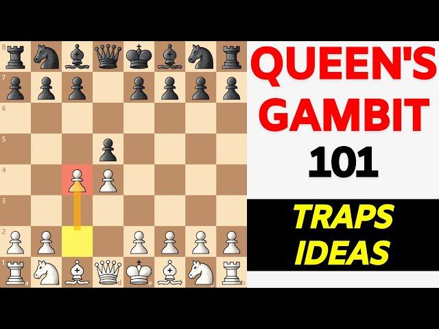 Learn the Queen's Gambit Chess Opening: TRAPS & Errors