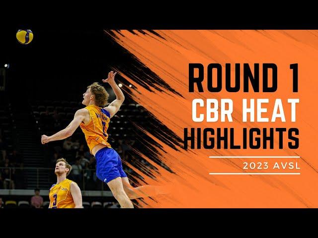 R1 Men CBR Heat v QLD Pirates highlights