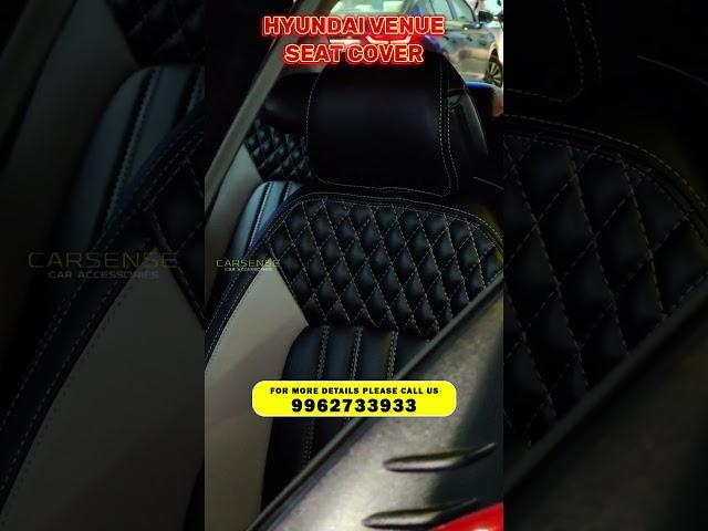 Hyundai Venue Seat Cover | Car Seat Cover | Car Accessories Chennai | Car Sense #shorts