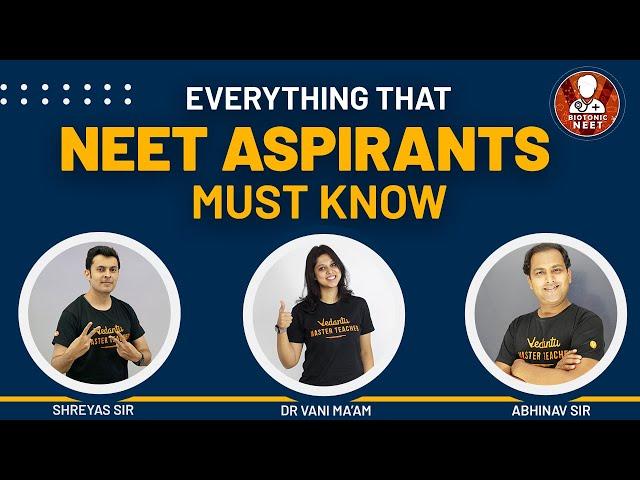 Everything That NEET Aspirants Should Know | Vedantu Biotonic Special | Vedantu Biotonic for NEET