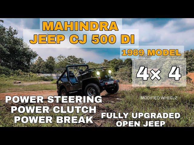 mahindra jeep cj 500 di modified open jeep | full review | offroad jeep | modified wheelz