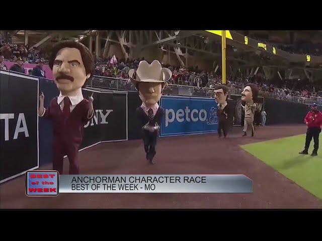 Best of the Week - Padres' stay classy with 'Anchorman' race