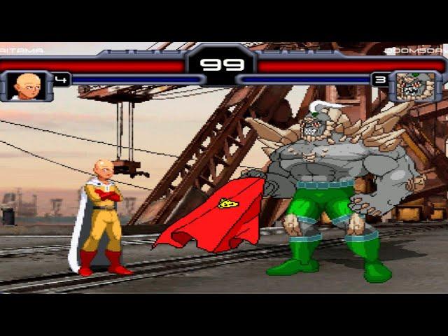 DOOMSDAY vs SAITAMA - Full Power Rage Fight DC vs One Punch Man Mugen Epic Tribute 2024