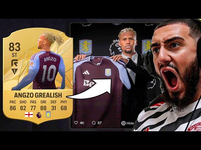 ANGZO GREALISH SIGNS HIS FIRST PRO CONTRACT IN FC25 - Player Career Mode #1