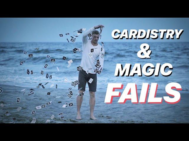 DROPPED CARDS? // BEST Cardistry & Magic FAILS