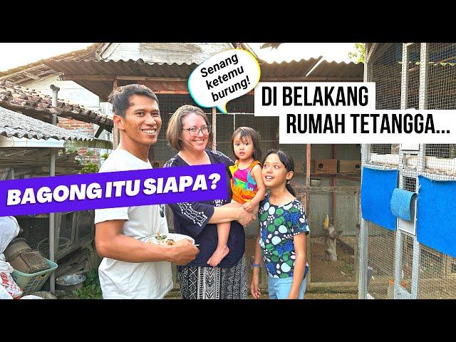 Indonesia Banget! Nyuapin Anak Makan Sambil Main Ke Rumah Tetangga Bersama Istri Bule