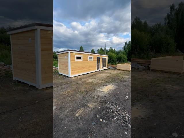 Обзор бани из бруса #стройка #ремонт #sauna #дача #дом #tinyhouse #дизайнинтерьера #интерьер