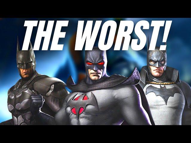 Ranking ALL Batman Characters | Injustice Gods Among Us 3.4 | iOS/Android